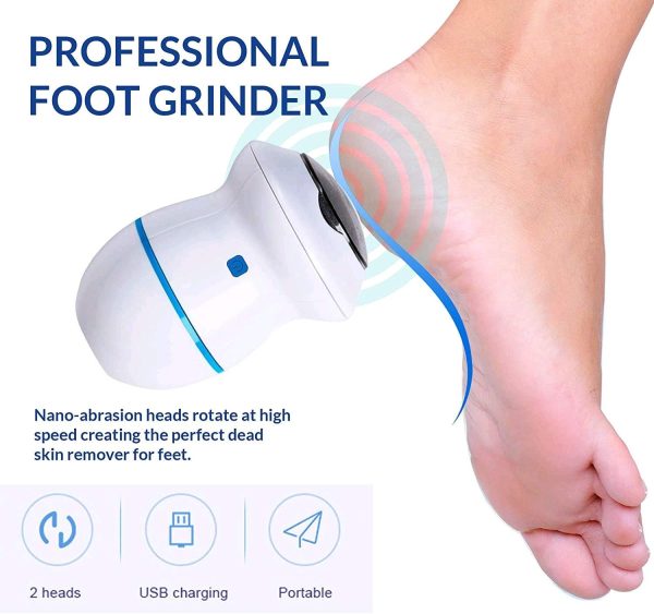 Electric foot callus remover grinder