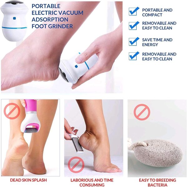 Electric foot callus remover grinder