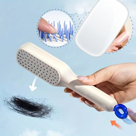 Self Cleaning Hair comb (random colours)